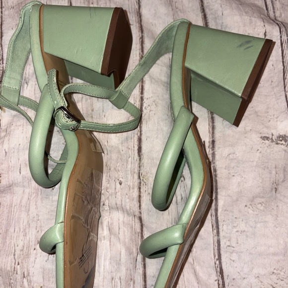Free People Perth Slingback Sandal Heel Secret Sage 7.5 - Picture 9 of 10